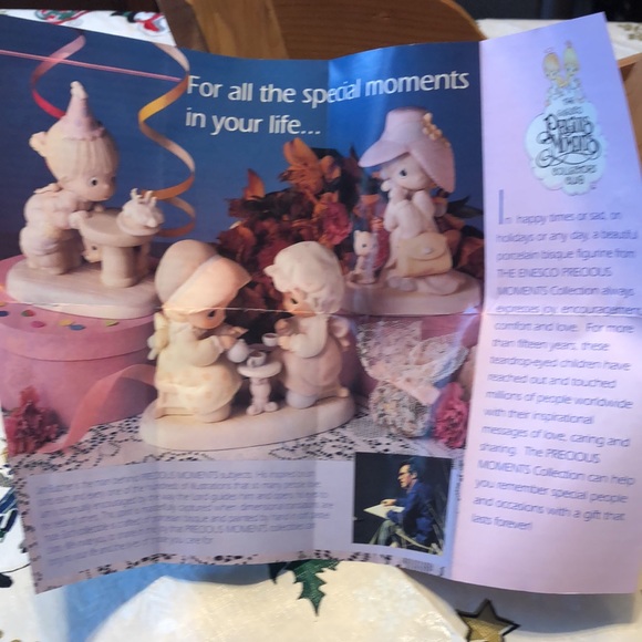 Precious moments 2 piece ornaments by enesco. Vintage new in boxes - Picture 6 of 7